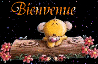 Gif animé bienvenue ourson